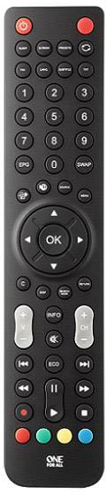Image of One For All URC 1921 Sharp Remote control Black