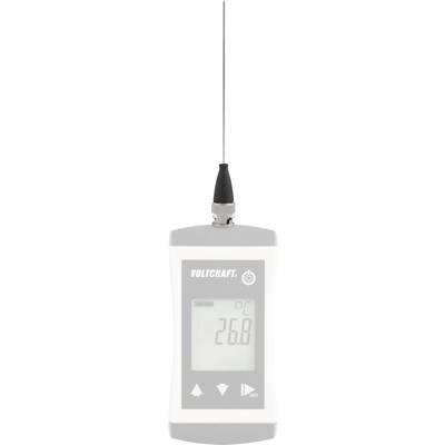 Digital thermometer with a long probe displaying 26.8 degrees Celsius on the screen.
