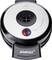 Electric waffle maker with stainless steel surface and temperature control, Steba model.