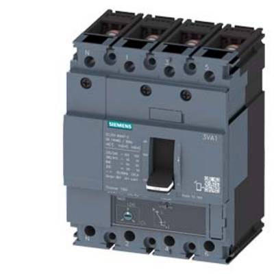 A black and grey Siemens performance circuit breaker with a lever in the centre, suitable for industrial electrical systems.
