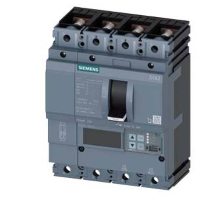 A grey Siemens circuit breaker Type 3VA2 with multiple connections, used for controlling and protecting electrical systems.