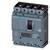 A four-pole Siemens 3VA2 circuit breaker, grey, for industrial applications, provides protection and control in electrical systems.