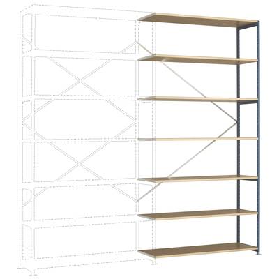 Manuflex RP1745.7016 Shelving rack (extension) 160 kg (W x H x D) 1470 x 3000 x 1000 mm Steel powder-coated Anthracite W