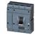 Industrial circuit breaker with grey housing and operating lever, suitable for electrical switchboards and power distribution.