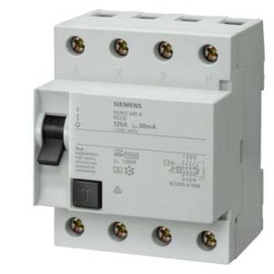 Siemens 5SM3645-6 RCCB A 125 A 0.3 A 400 V-0