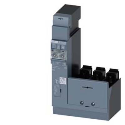 Electrical switchgear with multiple terminals and switches, used for controlling electrical circuits, housed in a grey enclosure.