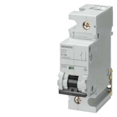 A grey Siemens circuit breaker, model 5SL6, single-pole. It is used to protect electrical circuits from overloads.