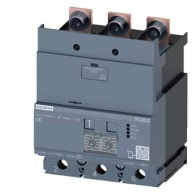 'Siemens Residual Current Circuit Breaker (RCCB), 16kA, 63A/30mA, for electrical protection circuits with three connection points and mounting bracket.'