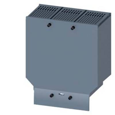 Metal cabinet in grey with ventilation slots at the top and two visible mounting screws. Suitable for wall mounting.