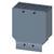 Metal cabinet in grey with ventilation slots at the top and two visible mounting screws. Suitable for wall mounting.