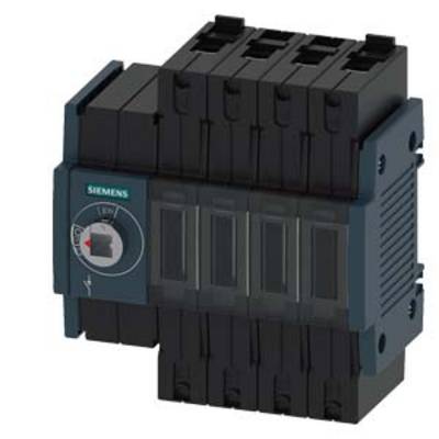 A Siemens switch with six black levers and a round rotary knob on the left side, presumably a circuit breaker.