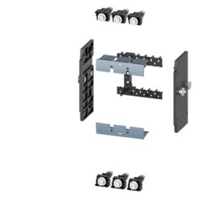 Exploded diagram of an electrical switch system with various modular components, including switch and mounting plate.