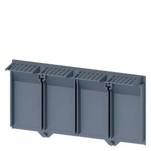 Plastic concrete channel body with triple manhole cover, grey. Used for rainwater drainage on roads.