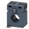 A grey current transformer with a rectangular aperture, suitable for current measurement in electrical installations.