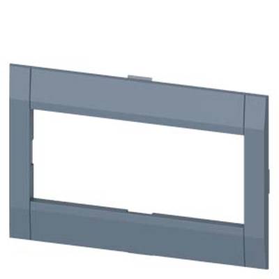 Grey-blue rectangular frame with no content, possibly designed as a mount or cover.