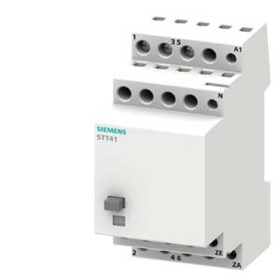 White electrical device with Siemens logo, model STT41. It has multiple wire connections at the top and bottom.