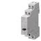 A grey Siemens contactor, model 3RT20, for use in electrical switching systems. Shows connections and switch details.