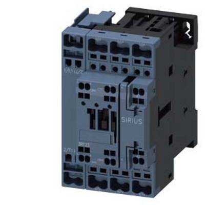 An electrical switching device labelled 'SIRIUS', comprising various connections and mounting elements.