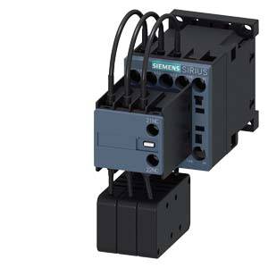A electrical contactor with the label 'Siemens SIRIUS', suitable for use in control and switching applications.