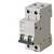A Siemens circuit breaker with two toggle switches, suitable for protection and control in electrical installations.
