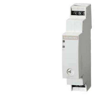 A white Siemens device, possibly an electrical module, with a rotary switch on the front.