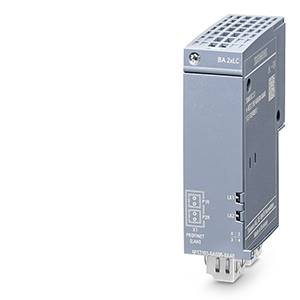 A blue electronic device with the inscription 'BA 2xLC', presumably a module or controller, on a white background.
