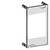 Metal mounting frames for device installation, with fixing holes at each corner.