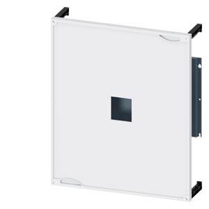 A white, rectangular device with a square opening in the centre, presumably an electrical ceiling installation.
