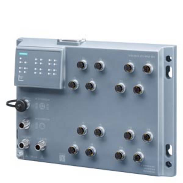Siemens 6GK52160UA005ES6 6GK5216-0UA00-5ES6 Industrial Ethernet switch 10 / 100 / 1000 MBit/s PoE