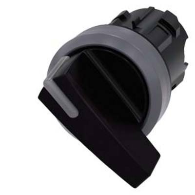Siemens 3SU1032-2CF10-0AA0 Knob Toggle Black 1 x 90 ° 1 pc(s)-0