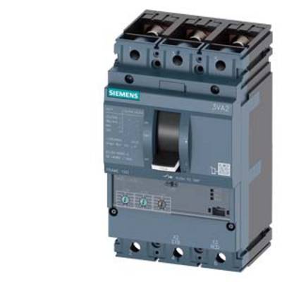 A Siemens circuit breaker, model 3VA2, with component markings and operating controls on the front panel.