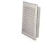 A white ventilation grille insert with horizontal louvres against a white background.