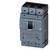 Three-pole Siemens circuit breaker, 3VA2 model, grey, for industrial applications, provides protection and control.