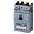 Siemens circuit breaker, grey, with switches and display, for controlling and protecting electrical systems.