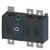 Three-pole outdoor performance circuit breaker with four metallic terminals, suitable for industrial applications.