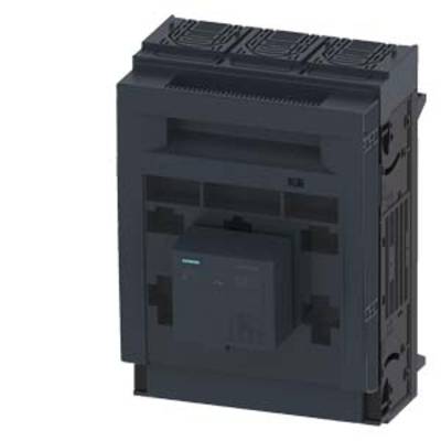 A black circuit breaker with a rectangular casing for controlling or protecting electrical circuits.