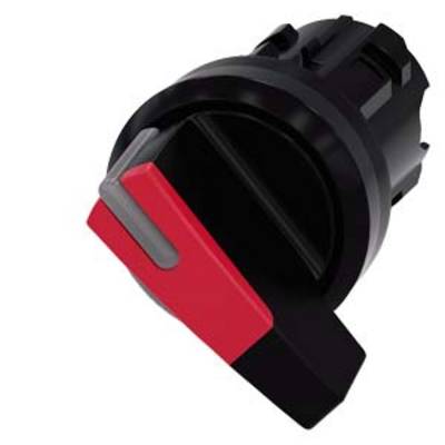 A red and black switch with a rotary mechanism, potentially suitable for industrial or technical applications.