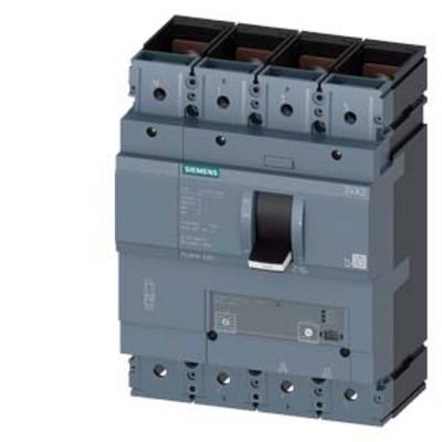 'Siemens circuit breaker in grey with four terminals, model designation 3VA2, for industrial applications.'