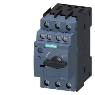 A Siemens electrical circuit breaker with a rotary switch on the front for control.