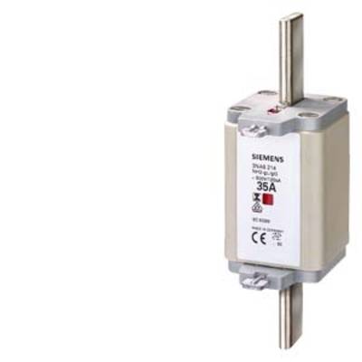 A white Siemens electrical fuse switch, Model 3NA3 246, with a rated current of 35A and CE marking.