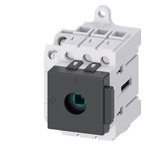 A three-pole electrical contactor, commonly used in control and automation systems, with terminals for power connection.