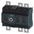 A Siemens switch with four contacts, suitable for industrial applications. Black housing with grey rotary handle visible.