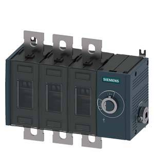 Electrical component with four switches and Siemens logo, used for controlling and distributing electrical energy.