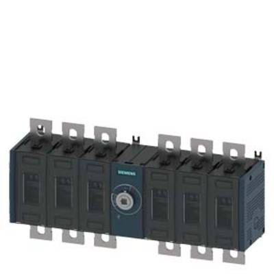Electrical cabinet module with multiple black circuit breakers, central grey unit with logo in the middle, rectangular shape.