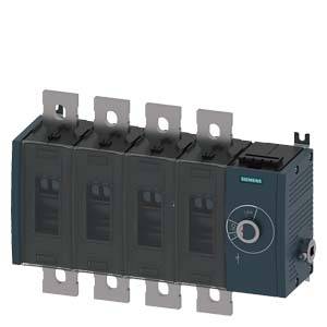 A black, rectangular electrical switch with a round adjustment screw on the side and five individual switch segments.