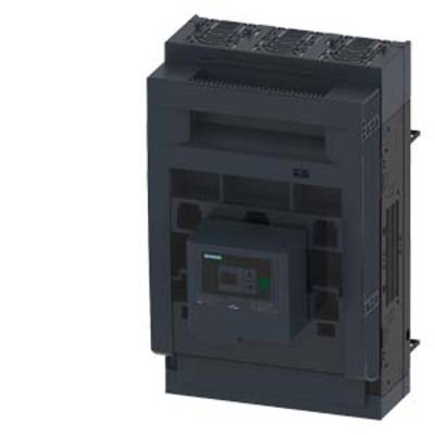 Black electric power switch with display and multiple connections, detailed representation, without specific labelling.