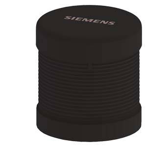 Black round sensor with 'Siemens' inscription. Typically used for measurement or control in automated systems.