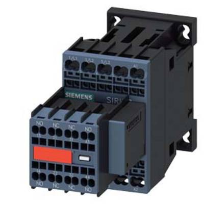A black electrical contactor by Siemens with multiple connections, marked with 'SIRIUS', for industrial control applications.