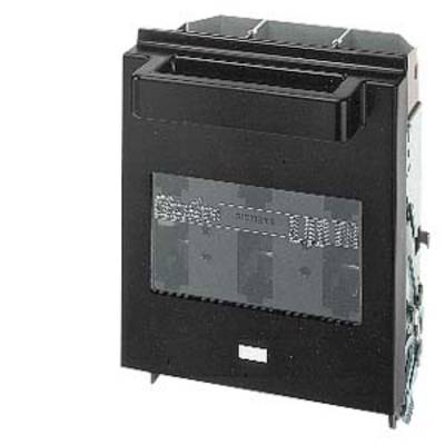 A black, vertical cabinet with a transparent front window, revealing electronic components inside.
