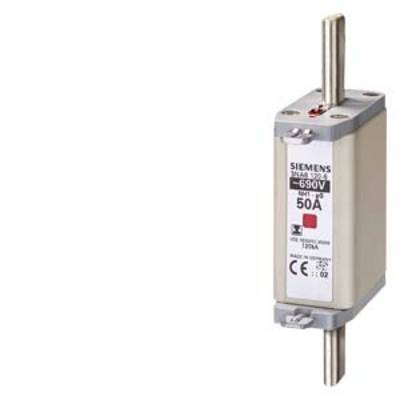 Siemens fuse deployment, suitable for 690V and 50A, displays model number with CE marking and technical specifications.